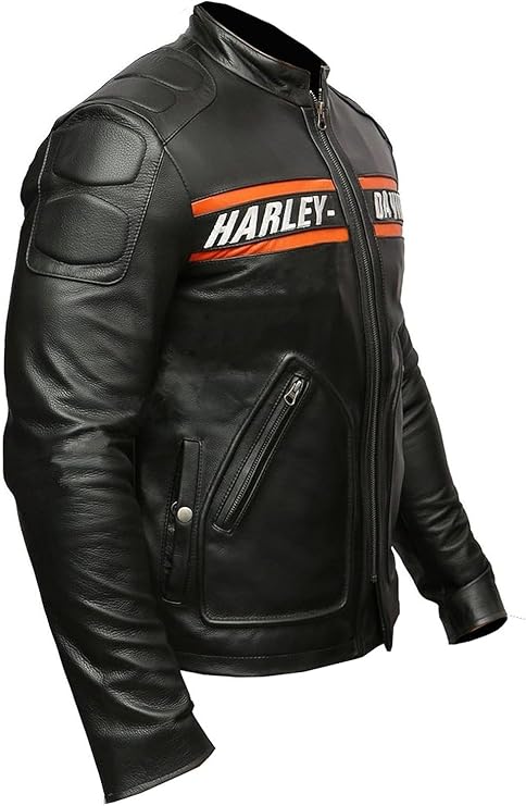 Men’s Harley-D Biker Leather Jacket