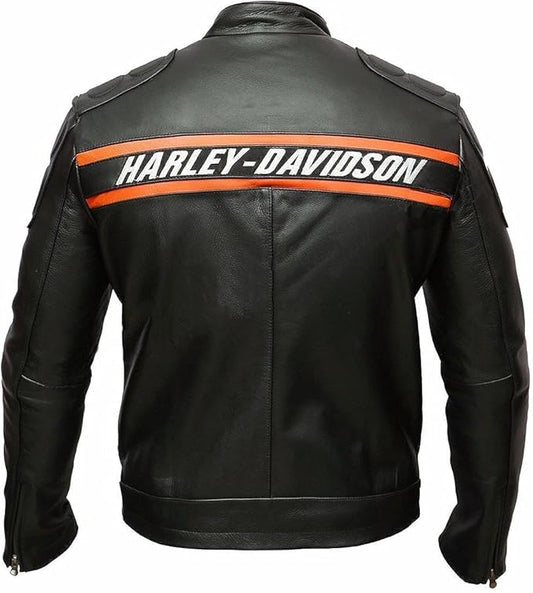 Men’s Harley-D Biker Leather Jacket