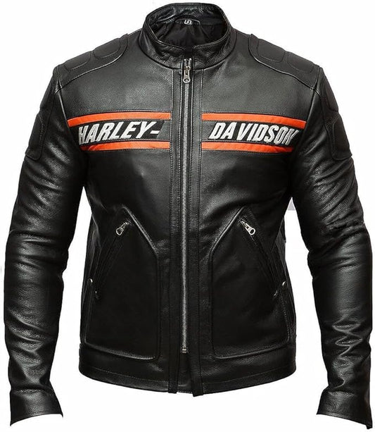 Men’s Harley-D Biker Leather Jacket