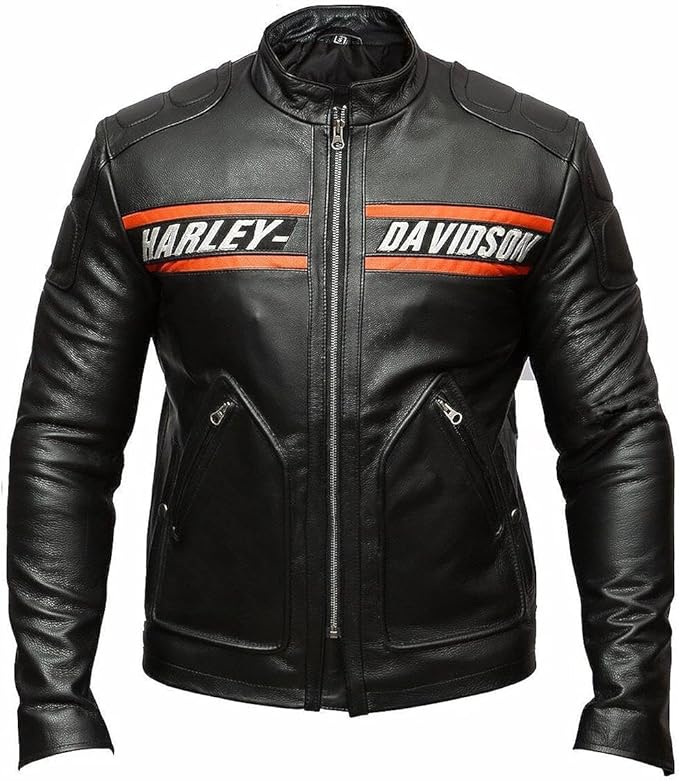 Men’s Harley-D Biker Leather Jacket