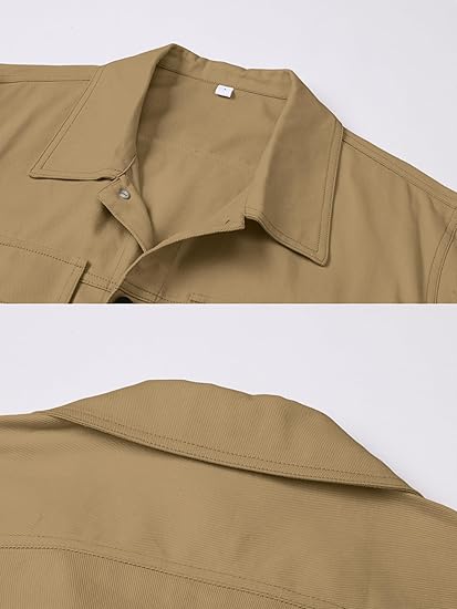 Men's Casual Cotton Trucker Jacket