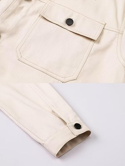 Men's Casual Cotton Trucker Jacket