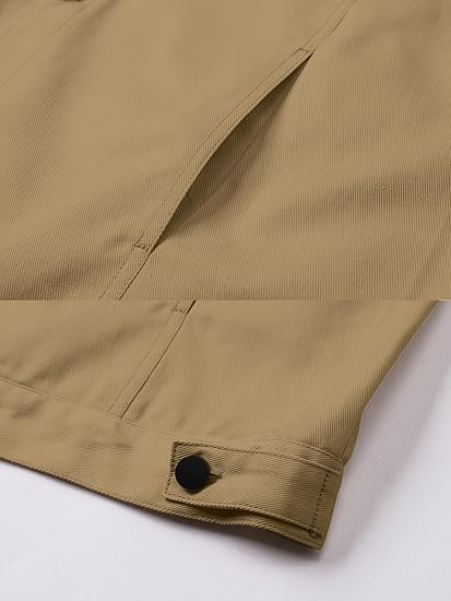 Men's Casual Cotton Trucker Jacket