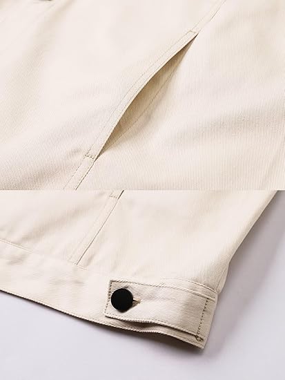 Men's Casual Cotton Trucker Jacket