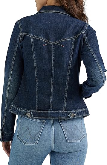 Classic Women's Denim Trucker Jacket Versatile Layering Essential