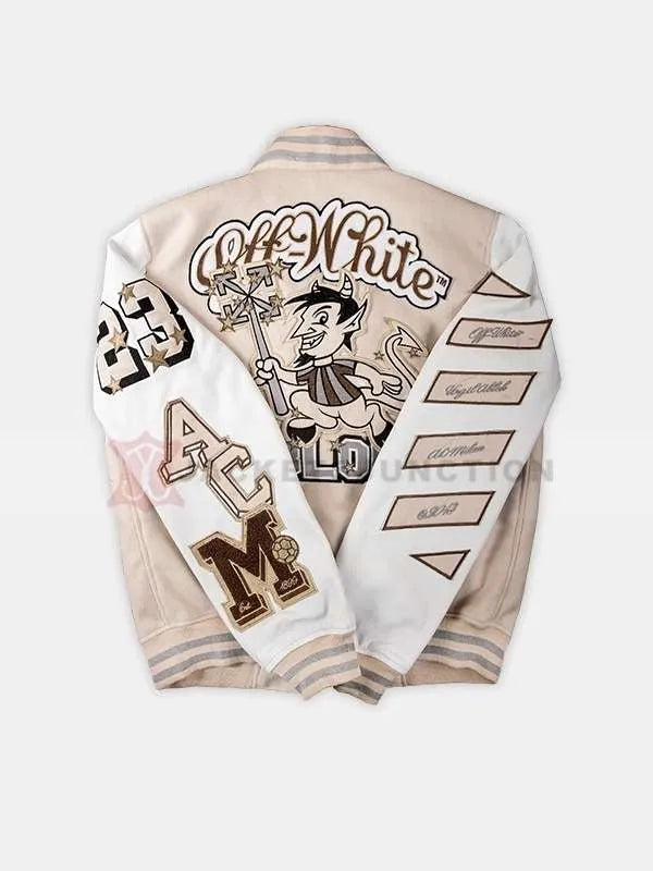 Men's Premium Embroidered Varsity Bomber Jacket