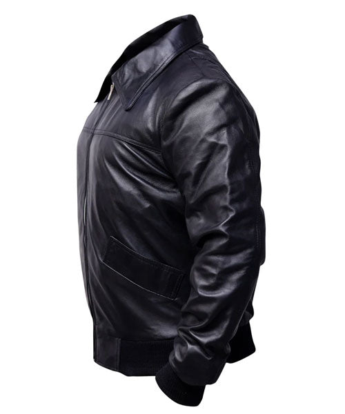Men’s Real Black Leather Jacket