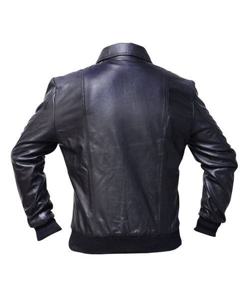 Men’s Real Black Leather Jacket