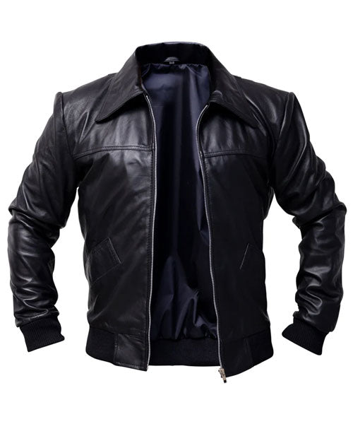 Men’s Real Black Leather Jacket