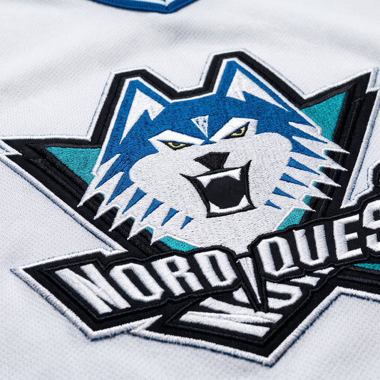 Quebec Nordiques Peter Forsberg 1995-96 Shelved Wolf Hockey Jersey