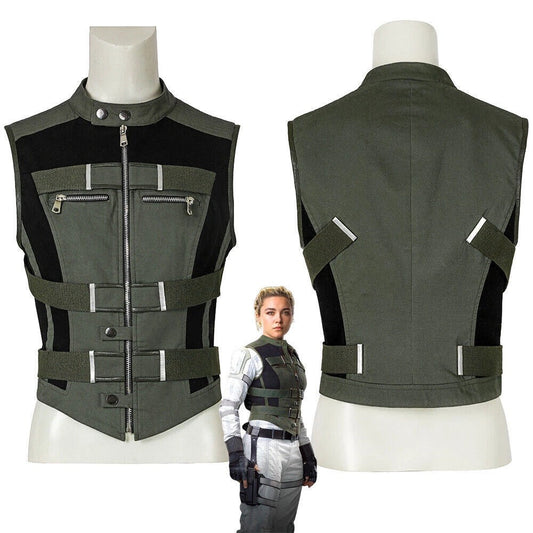 Yelena Belova Green Vest For Halloween